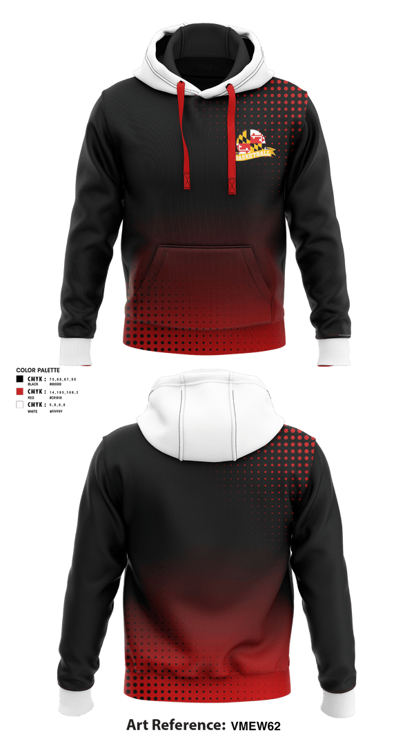 Hoodie, Mid Maryland Boys Basketball, Men's Basketball, Teamtime, Team time, sublimation, custom sports apparel, team uniforms, spirit wear, spiritwear, sports uniforms, custom shirts, team store, custom team store, fundraiser sports, apparel fundraiser