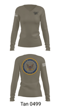 Navy SEAL 15609464 Women's Long Sleeve V-neck Shirt - 41