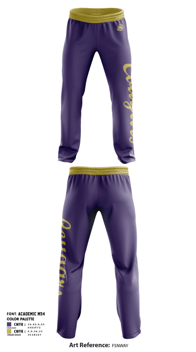 Thurgood Marshall Cougars 55280380 Sweatpants - 2