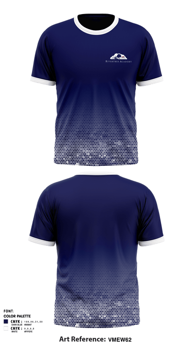 Rivertree Academy 40213398 Short Sleeve Performance Shirt - 1