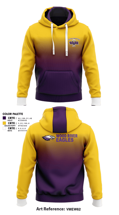Wood River High School Cheer 55160562 Hoodie - 1