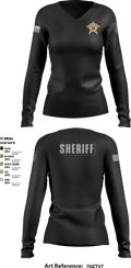Henry County S.E.R.T. 87395571 Women's Long Sleeve V-neck Shirt - 1