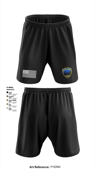 Athletic Shorts With Pockets, , Police, Teamtime, Team time, sublimation, custom sports apparel, team uniforms, spirit wear, spiritwear, sports uniforms, custom shirts, team store, custom team store, fundraiser sports, apparel fundraiser