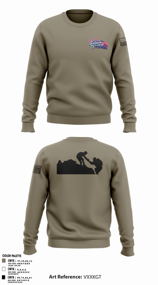 Crew Neck Sweatshirt, , Marines, Teamtime, Team time, sublimation, custom sports apparel, team uniforms, spirit wear, spiritwear, sports uniforms, custom shirts, team store, custom team store, fundraiser sports, apparel fundraiser
