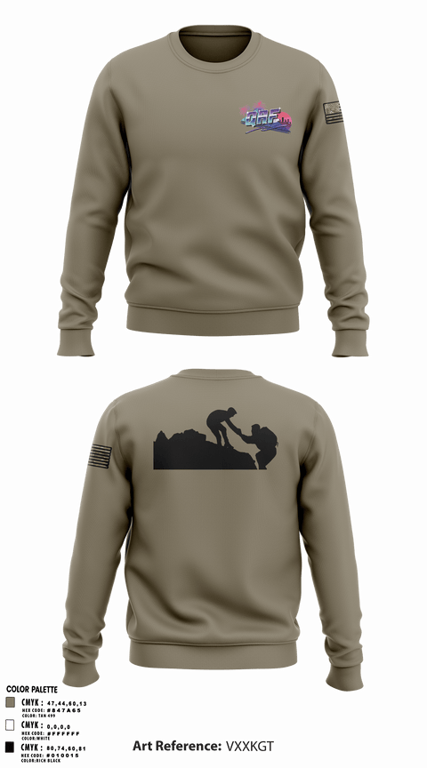 Crew Neck Sweatshirt, , Marines, Teamtime, Team time, sublimation, custom sports apparel, team uniforms, spirit wear, spiritwear, sports uniforms, custom shirts, team store, custom team store, fundraiser sports, apparel fundraiser
