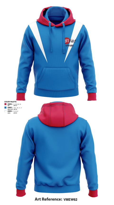 Hoodie, D1Naz Upward Basketball And Cheerleading, Men's Basketball, Teamtime, Team time, sublimation, custom sports apparel, team uniforms, spirit wear, spiritwear, sports uniforms, custom shirts, team store, custom team store, fundraiser sports, apparel fundraiser