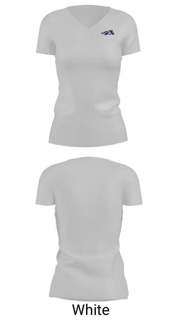 Women's Short Sleeve Vneck Shirt, John Stark Regional High School Hockey, Ice Hockey, Teamtime, Team time, sublimation, custom sports apparel, team uniforms, spirit wear, spiritwear, sports uniforms, custom shirts, team store, custom team store, fundraiser sports, apparel fundraiser