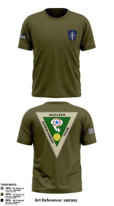 Nuclear Disablement Team 21416676 Short Sleeve Performance Shirt - 59
