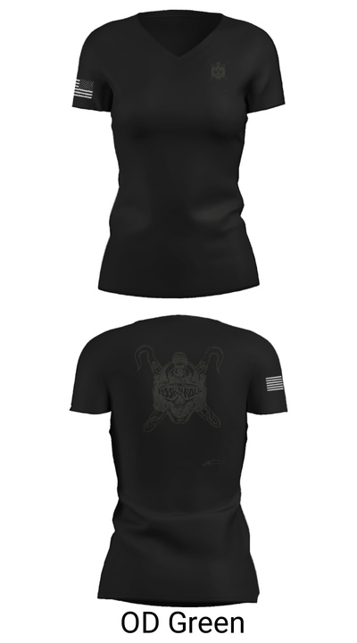 991ST Transportation Co 10551694 Women's Short Sleeve V-neck Shirt - 22