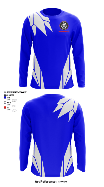 Kent-Meridian High School Basketball 68788503 Long Sleeve Performance Shirt - 3