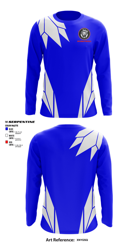 Long Sleeve Performance Shirt, Kent-Meridian High School Basketball, Men's Basketball, Teamtime, Team time, sublimation, custom sports apparel, team uniforms, spirit wear, spiritwear, sports uniforms, custom shirts, team store, custom team store, fundraiser sports, apparel fundraiser