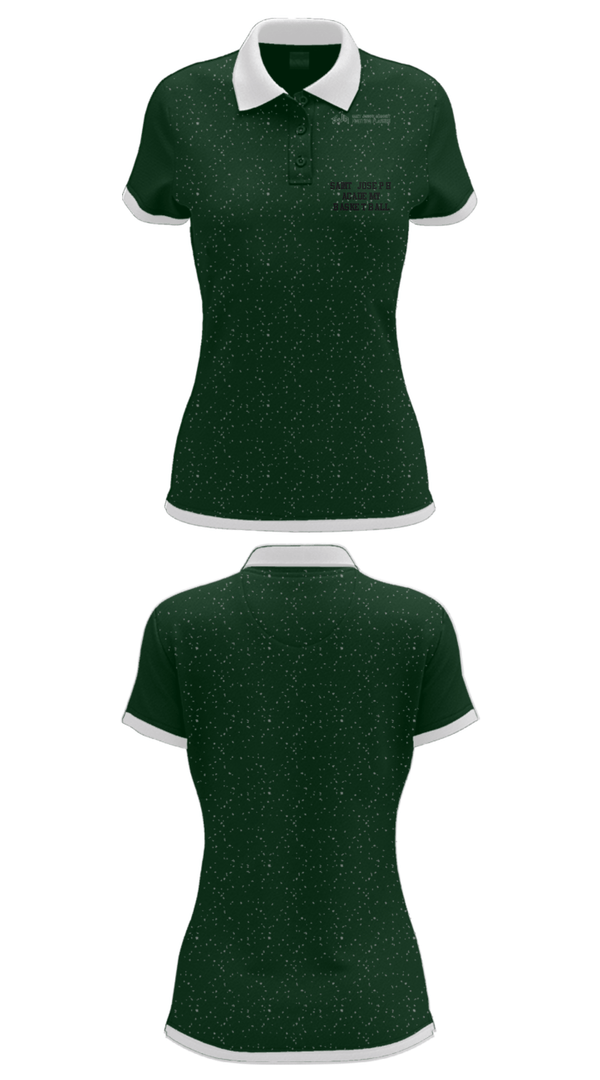Women's Short Sleeve Performance Polo, Saint Joseph Academy Basketball, Men's Basketball, Teamtime, Team time, sublimation, custom sports apparel, team uniforms, spirit wear, spiritwear, sports uniforms, custom shirts, team store, custom team store, fundraiser sports, apparel fundraiser