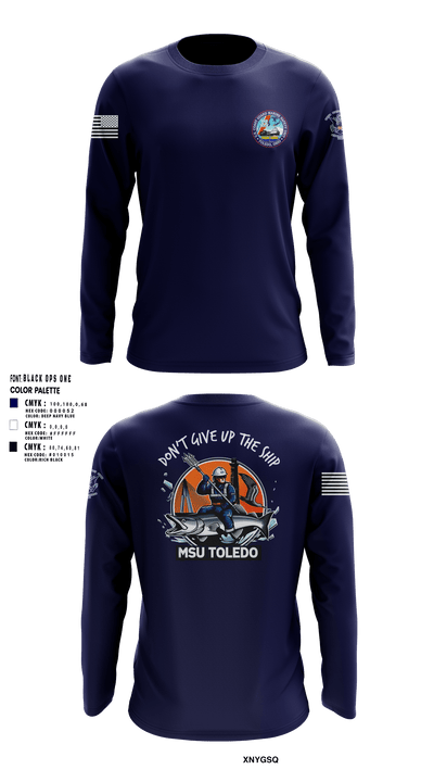 MSU Toledo 42341153 Long Sleeve Performance Shirt - 11