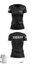 Sheriff 90712857 Women's Short Sleeve V-neck Shirt - 1