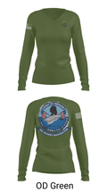 USS GEORGE WASHINGTON INFORMATION TECHNICIANS 62071140 Women's Long Sleeve V-neck Shirt - 40