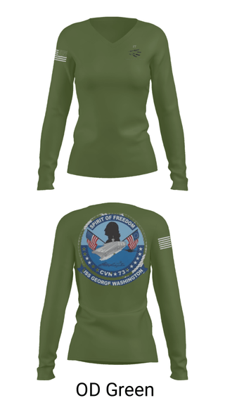 Women's Long Sleeve Vneck Shirt, , Navy, Teamtime, Team time, sublimation, custom sports apparel, team uniforms, spirit wear, spiritwear, sports uniforms, custom shirts, team store, custom team store, fundraiser sports, apparel fundraiser
