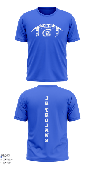 Short Sleeve Performance Shirt, Orland Jr Trojans Football, Football, Teamtime, Team time, sublimation, custom sports apparel, team uniforms, spirit wear, spiritwear, sports uniforms, custom shirts, team store, custom team store, fundraiser sports, apparel fundraiser
