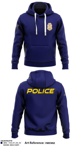 Hoodie, , Police, Teamtime, Team time, sublimation, custom sports apparel, team uniforms, spirit wear, spiritwear, sports uniforms, custom shirts, team store, custom team store, fundraiser sports, apparel fundraiser