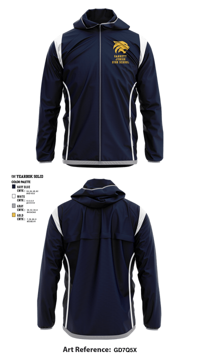Garrett Junior High School 2206469 Windbreaker - 1