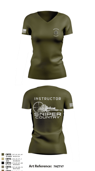 Women's Short Sleeve Vneck Shirt, Sniper, Police, Teamtime, Team time, sublimation, custom sports apparel, team uniforms, spirit wear, spiritwear, sports uniforms, custom shirts, team store, custom team store, fundraiser sports, apparel fundraiser