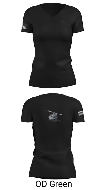HSC-8 7797880 Women's Short Sleeve V-neck Shirt - 22