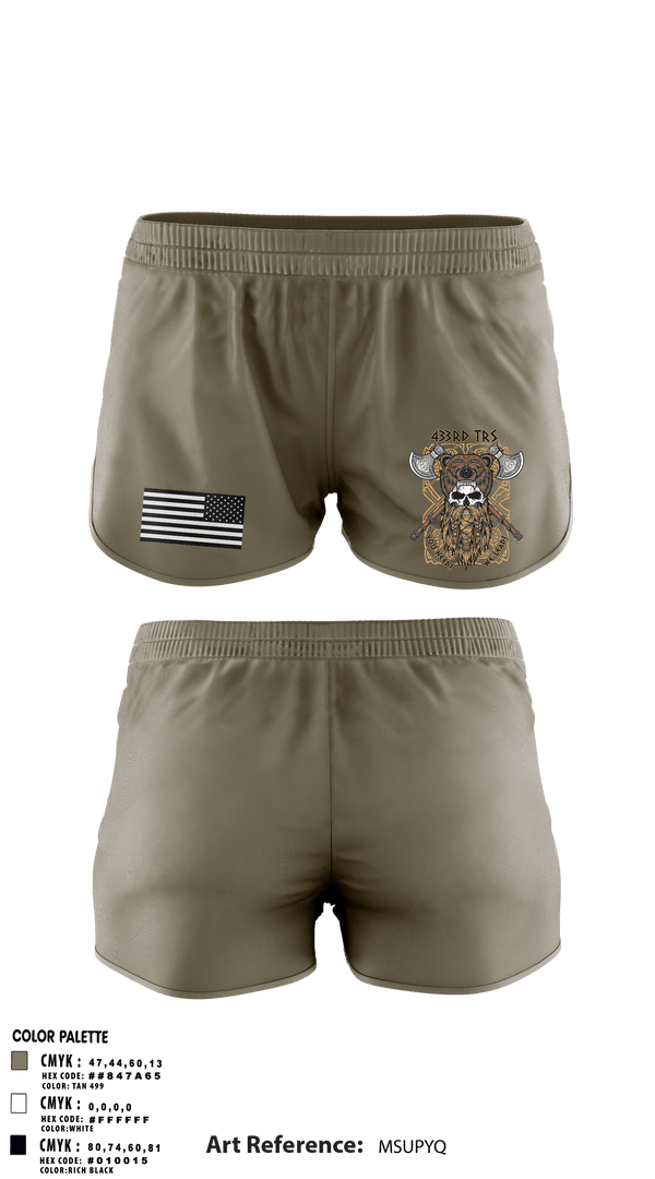 Ranger Panties, 433 TRS, Air Force, Teamtime, Team time, sublimation, custom sports apparel, team uniforms, spirit wear, spiritwear, sports uniforms, custom shirts, team store, custom team store, fundraiser sports, apparel fundraiser