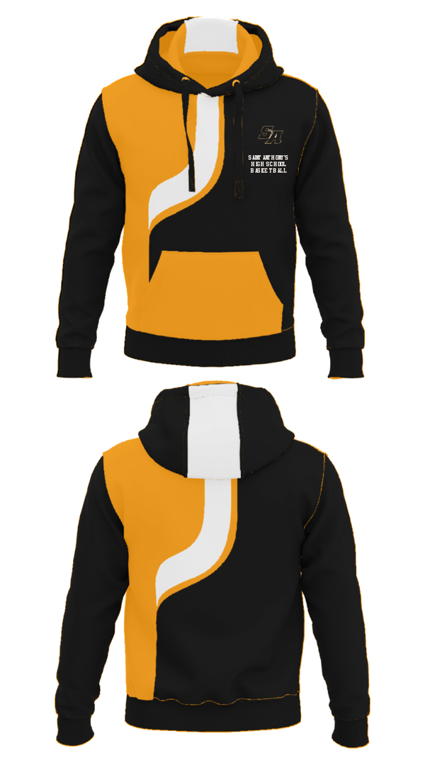 Hoodie, Saint Anthony'S High School Basketball, Women's Basketball, Teamtime, Team time, sublimation, custom sports apparel, team uniforms, spirit wear, spiritwear, sports uniforms, custom shirts, team store, custom team store, fundraiser sports, apparel fundraiser