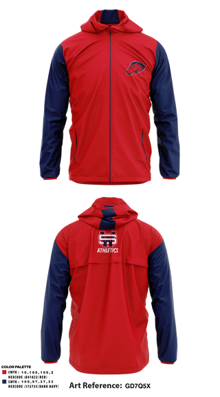 Windbreaker, University of the Southwest Baseball, Baseball, Teamtime, Team time, sublimation, custom sports apparel, team uniforms, spirit wear, spiritwear, sports uniforms, custom shirts, team store, custom team store, fundraiser sports, apparel fundraiser