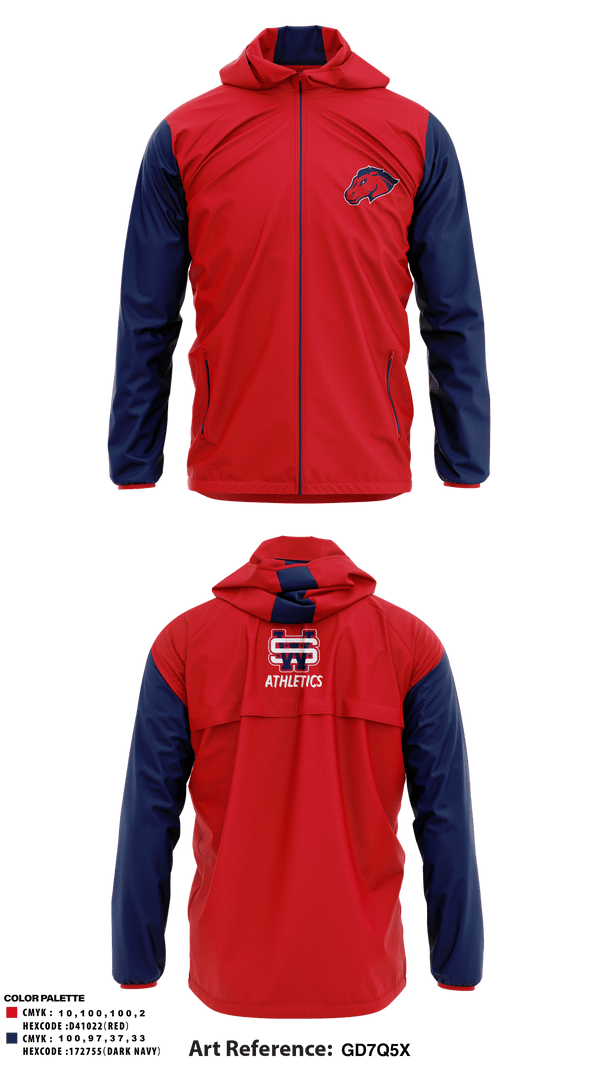 Windbreaker, University of the Southwest Baseball, Baseball, Teamtime, Team time, sublimation, custom sports apparel, team uniforms, spirit wear, spiritwear, sports uniforms, custom shirts, team store, custom team store, fundraiser sports, apparel fundraiser