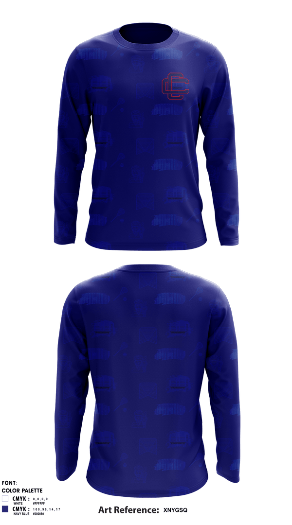 Long Sleeve Shooting Shirt, Central Catholic High School Lacrosse, Men's Lacrosse, Teamtime, Team time, sublimation, custom sports apparel, team uniforms, spirit wear, spiritwear, sports uniforms, custom shirts, team store, custom team store, fundraiser sports, apparel fundraiser