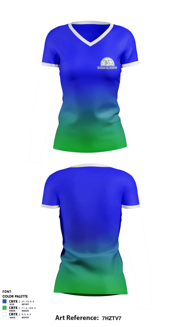 Women's Short Sleeve Vneck Shirt, Sphinx Academy, Spirit Store, Teamtime, Team time, sublimation, custom sports apparel, team uniforms, spirit wear, spiritwear, sports uniforms, custom shirts, team store, custom team store, fundraiser sports, apparel fundraiser