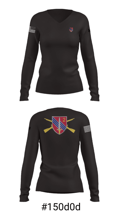3RD SFAB 57965027 Women's Long Sleeve V-neck Shirt - 37