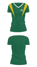 Bunn High School Swimming 46623170 Women's Short Sleeve V-neck Shirt - 32