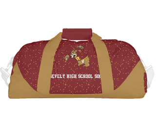 Duffle Bag, Roosevelt High School Soccer, Women's Soccer, Teamtime, Team time, sublimation, custom sports apparel, team uniforms, spirit wear, spiritwear, sports uniforms, custom shirts, team store, custom team store, fundraiser sports, apparel fundraiser