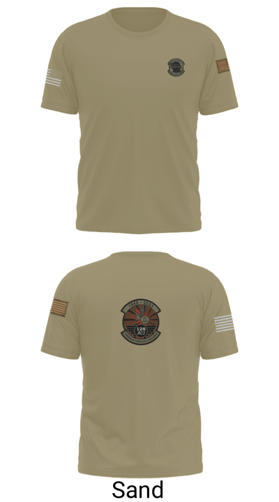 128th Air Control Squadron 4875965 Short Sleeve Performance Shirt - 36