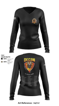 272 Chemical Decon 1 62690380 Women's Long Sleeve V-neck Shirt - 12