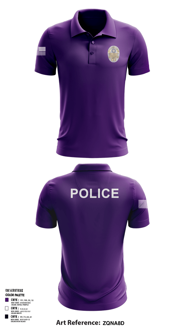 Short Sleeve Performance Polo, , Police, Teamtime, Team time, sublimation, custom sports apparel, team uniforms, spirit wear, spiritwear, sports uniforms, custom shirts, team store, custom team store, fundraiser sports, apparel fundraiser