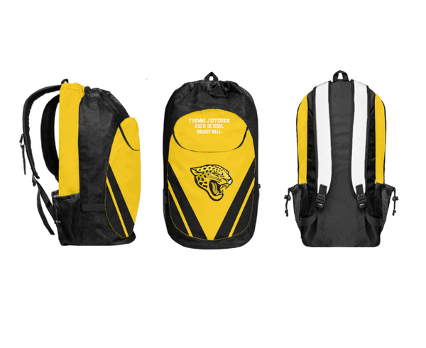 Gear Bag, Thomas Jefferson High School Basketball, Women's Basketball, Teamtime, Team time, sublimation, custom sports apparel, team uniforms, spirit wear, spiritwear, sports uniforms, custom shirts, team store, custom team store, fundraiser sports, apparel fundraiser