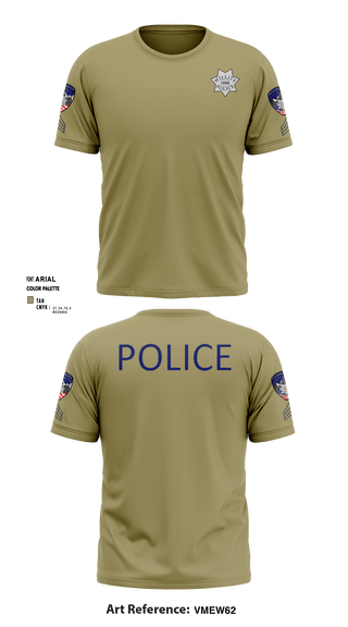 Short Sleeve Performance Shirt, Willits Little Lake JRTF, Police, Teamtime, Team time, sublimation, custom sports apparel, team uniforms, spirit wear, spiritwear, sports uniforms, custom shirts, team store, custom team store, fundraiser sports, apparel fundraiser