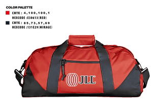 Duffle Bag, JLL Columbus Pelotonia, , Teamtime, Team time, sublimation, custom sports apparel, team uniforms, spirit wear, spiritwear, sports uniforms, custom shirts, team store, custom team store, fundraiser sports, apparel fundraiser