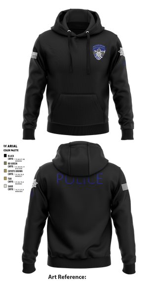 Hoodie, Willits Little Lake JRTF, Police, Teamtime, Team time, sublimation, custom sports apparel, team uniforms, spirit wear, spiritwear, sports uniforms, custom shirts, team store, custom team store, fundraiser sports, apparel fundraiser