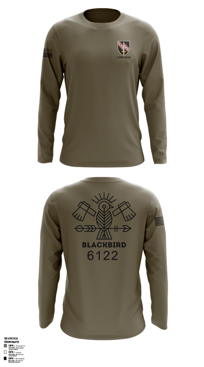 Bco 1/54th SFAB 95205956 Long Sleeve Performance Shirt - 7