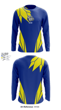 Dove Creek High School Wrestling 23009999 Long Sleeve Rash Guard Shirt - 2