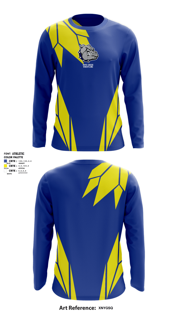 Long Sleeve Rash Guard Shirt, Dove Creek High School Wrestling, Wrestling, Teamtime, Team time, sublimation, custom sports apparel, team uniforms, spirit wear, spiritwear, sports uniforms, custom shirts, team store, custom team store, fundraiser sports, apparel fundraiser