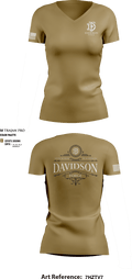 Davidson Forge 39779422 Women's Short Sleeve V-neck Shirt - 4