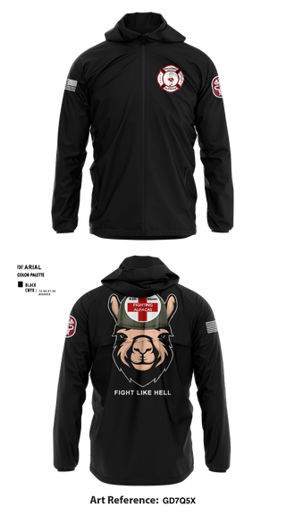 Windbreaker, WBAMCAlpha Company, WBAMC, Softball, Teamtime, Team time, sublimation, custom sports apparel, team uniforms, spirit wear, spiritwear, sports uniforms, custom shirts, team store, custom team store, fundraiser sports, apparel fundraiser