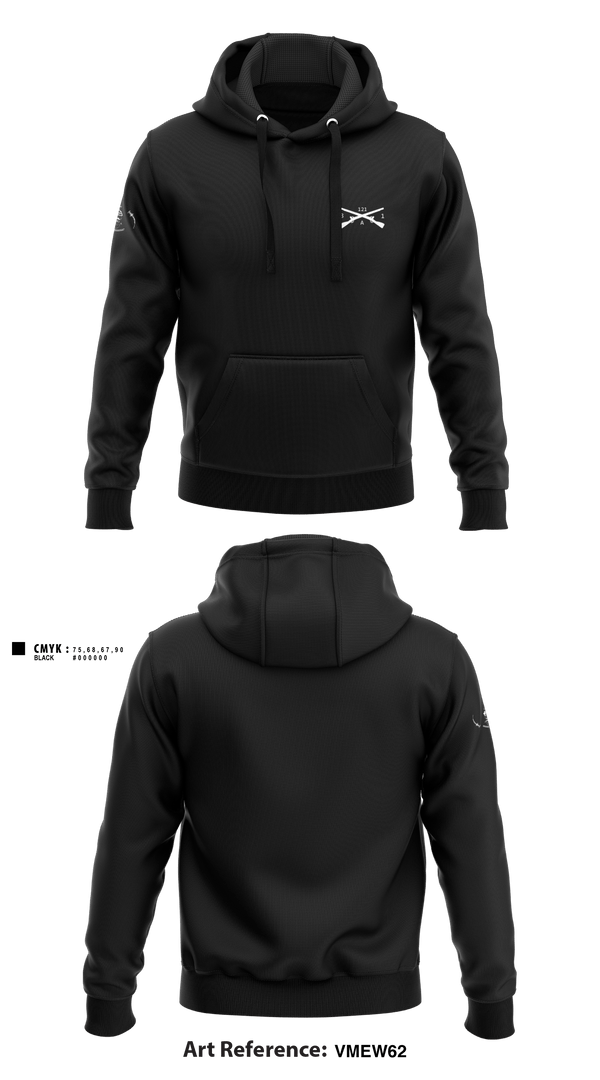 Hoodie, 1st PLT/Able Co/3-121 IN, Army, Teamtime, Team time, sublimation, custom sports apparel, team uniforms, spirit wear, spiritwear, sports uniforms, custom shirts, team store, custom team store, fundraiser sports, apparel fundraiser