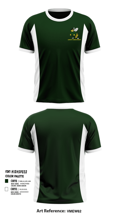 Leavitt Area High School Cheer 62037946 Short Sleeve Performance Shirt - 1