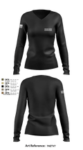 Colorado Springs Recruiting Company 18655680 Women's Long Sleeve V-neck Shirt - 1
