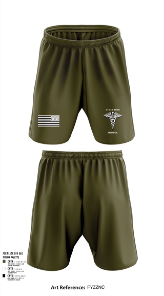 Athletic Shorts With Pockets, 2-319th AFAR MED PLT, Army, Teamtime, Team time, sublimation, custom sports apparel, team uniforms, spirit wear, spiritwear, sports uniforms, custom shirts, team store, custom team store, fundraiser sports, apparel fundraiser